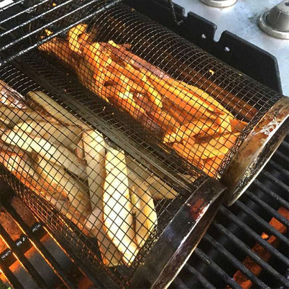GrillMaster – Zylindrischer Grillkorb für Einfaches Grillen