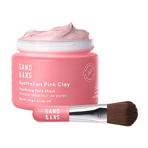 SkinRefine – Gesichtsmaske aus australischer rosa Tonerde zur Porenverfeinerung und für strahlende Haut