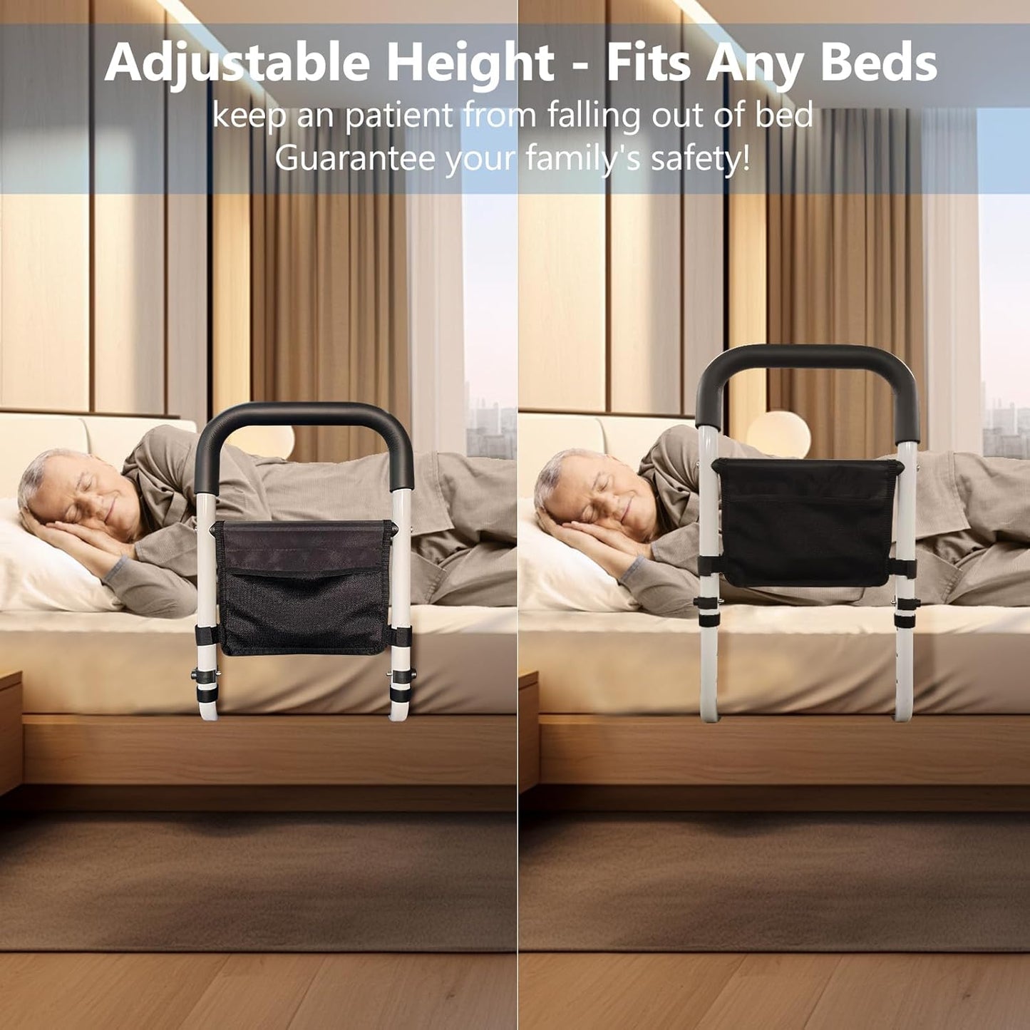 BedGuard – Verstellbarer Bettstützgriff für sicheres Aufstehen