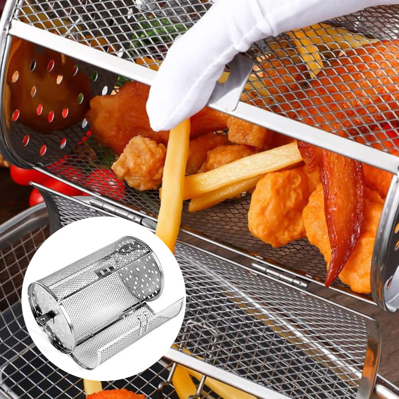 GrillTwist – Drehspieß aus Edelstahl für gleichmäßiges Grillen