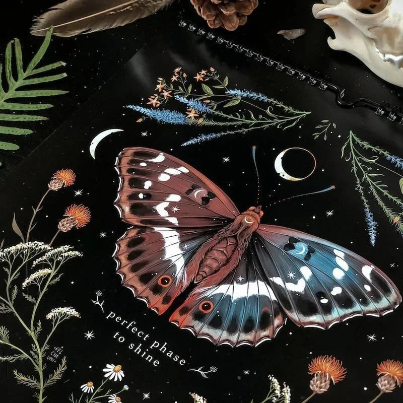 DarkForest – Mondkalender 2023 mit Originalillustrationen und Mondphasen