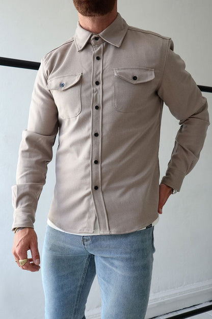 Alexander – Button-Down-Polojacke mit taillierter Passform