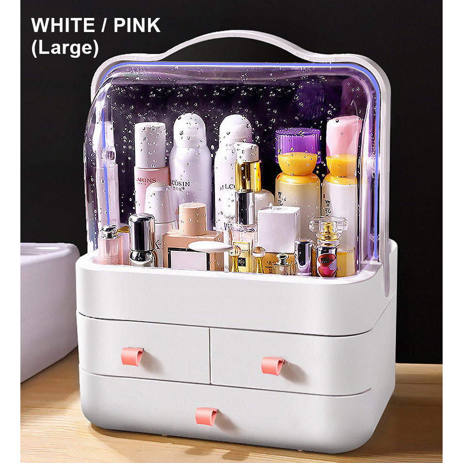 ClearCharm – Make-up-Organizer mit großem Fassungsvermögen und transparentem Deckel