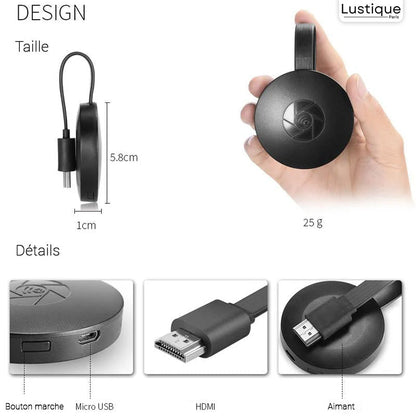 MediaLink – Compact WiFi HDMI Projector for Instant Streaming