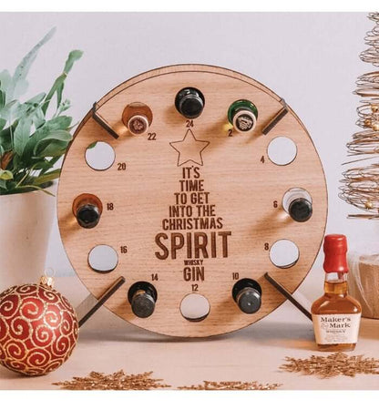 JollyTree – Adventskalender aus Birkenholz für Bier- und Wein-Countdown