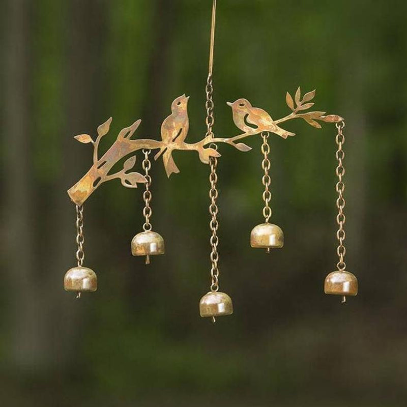 ChirpCharm – Handgefertigtes Vogel-Windspiel für ruhige Gärten