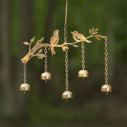 ChirpCharm – Handgefertigtes Vogel-Windspiel für ruhige Gärten