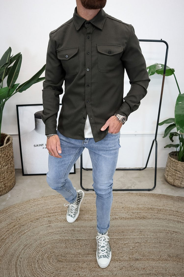 Alexander – Button-Down-Polojacke mit taillierter Passform