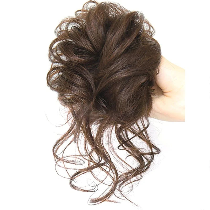 HairGlow – Einfacher Messy Bun Haarteil für Natürliches & Weiches Volumen