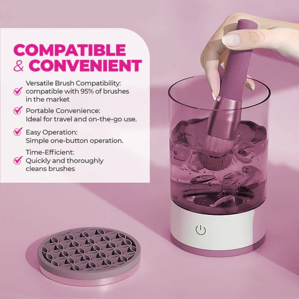 BrushPure – Automatischer Make-up-Pinselreiniger für sanfte und einfache Pflege