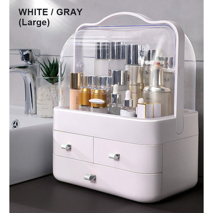 ClearCharm – Make-up-Organizer mit großem Fassungsvermögen und transparentem Deckel