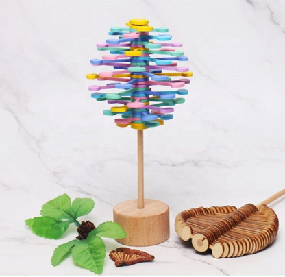 WoodSpin – Fokus Flow Spinner für Stressabbau und verbesserte Konzentration