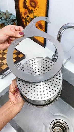SinkSaver – Edelstahl Küchen-Spülbecken-Organizer für müheloses Aufräumen