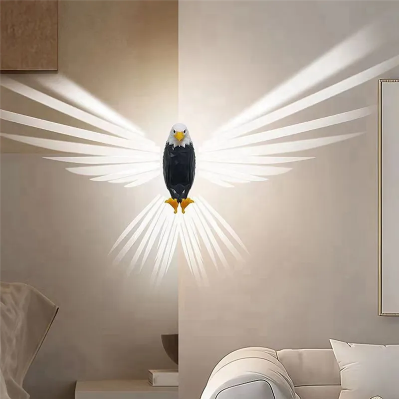 EagleGlow – 3D-Adler-LED-Lampe für patriotische Wohndekoration