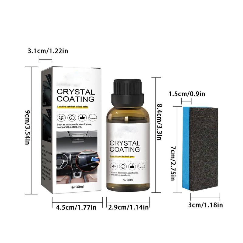 1+1 Gratis | CrystalCoating™ Kunststoffteile Kristalline Beschichtung