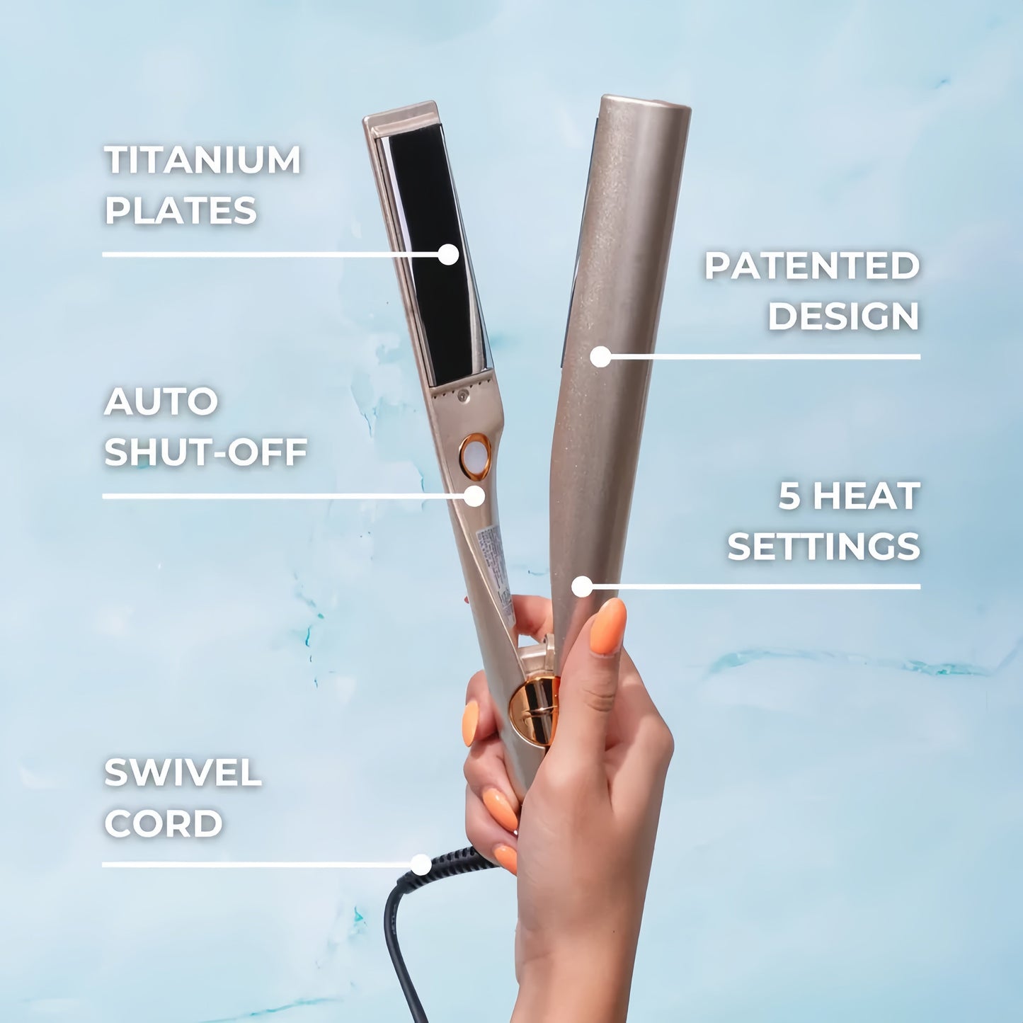 GlamCrest – Mühelos salonqualität Haare in Minuten