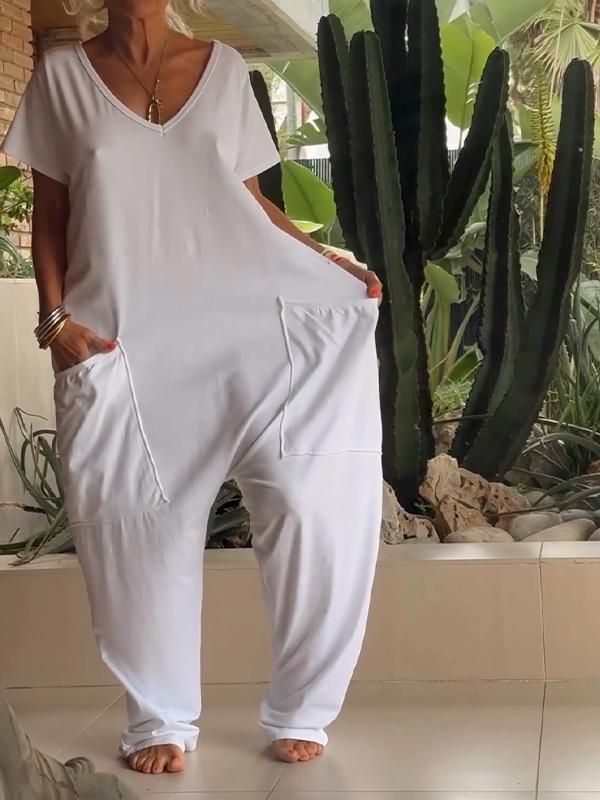 Yvonne – Lässiger Sommer-Jumpsuit mit atmungsaktiver Baumwollpassform