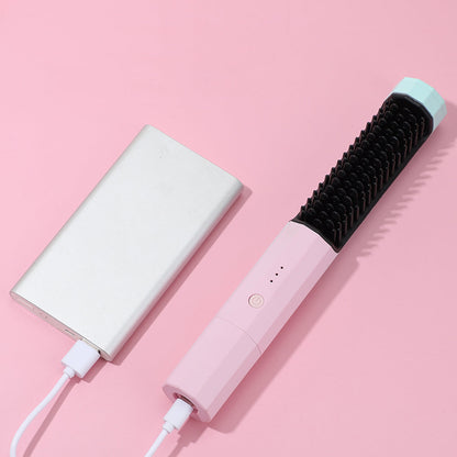 FrizzGo – Kabellose Haarglättungsbürste für glattes, krauses Styling