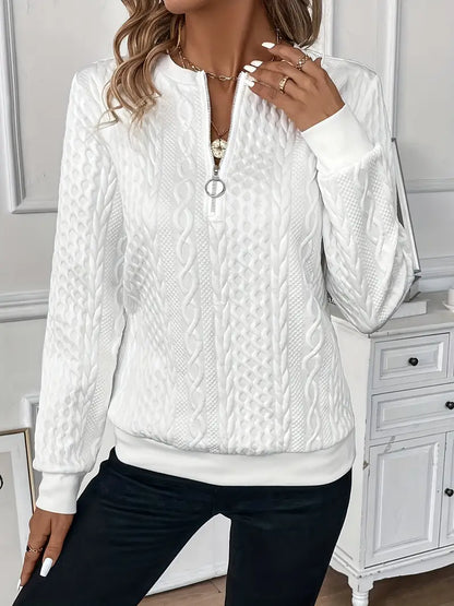 Miran – Zip-Up Sweater for Cozy Casual Elegance