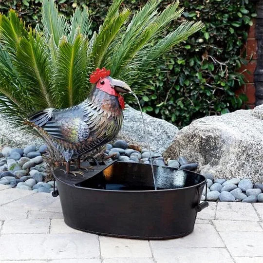 SerenFlow – Wasserbrunnen mit Tiermotiv für Außenbereiche