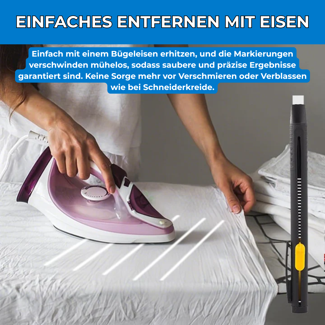 MarkMaster - Zeichnet präzise Linien, die sofort durch Wärme verschwinden