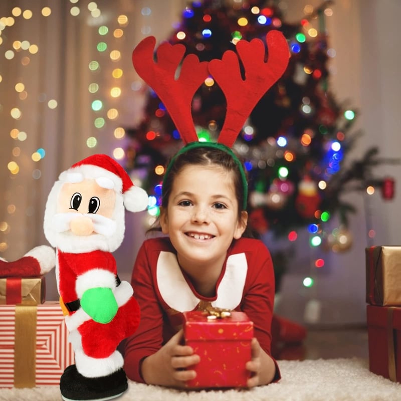 SantaJive – Tanzende, musikalische Weihnachtsmannfigur für festlichen Weihnachtsspaß