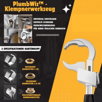 WrenchEase – Einfach zu verwendendes Klempnerwerkzeug für Rohrreparaturen