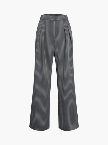 Isalie – Bundfaltenhose mit Nadelstreifen für schicke Eleganz im Alltag