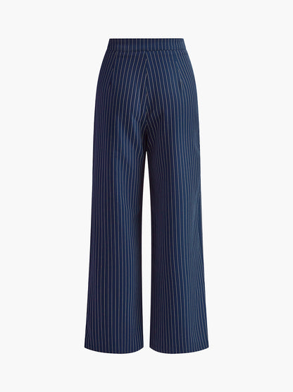 Isalie – Bundfaltenhose mit Nadelstreifen für schicke Eleganz im Alltag