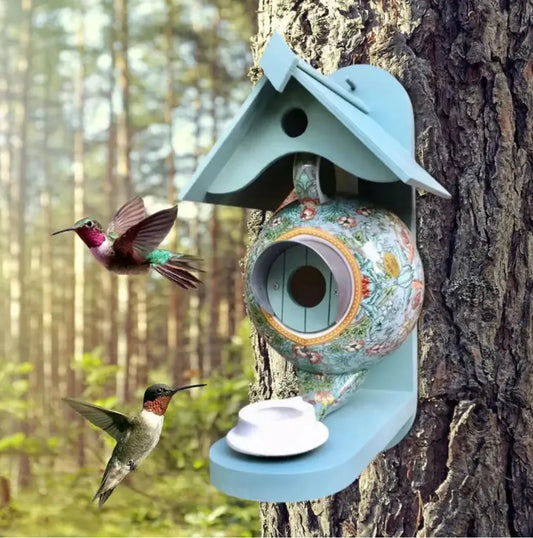 ChirpyPot – Teekannen-Vogelhaus für ein farbenfrohes Gartenparadies im Freien
