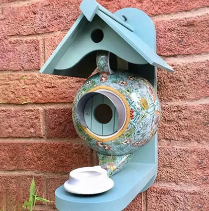 ChirpyPot – Teekannen-Vogelhaus für ein farbenfrohes Gartenparadies im Freien