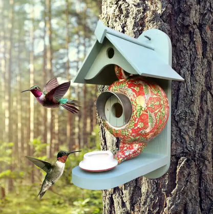ChirpyPot – Teekannen-Vogelhaus für ein farbenfrohes Gartenparadies im Freien