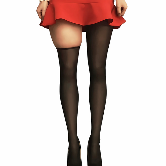 Anneliese – Transparente Thermostrumpfhose für figurformende Wärme