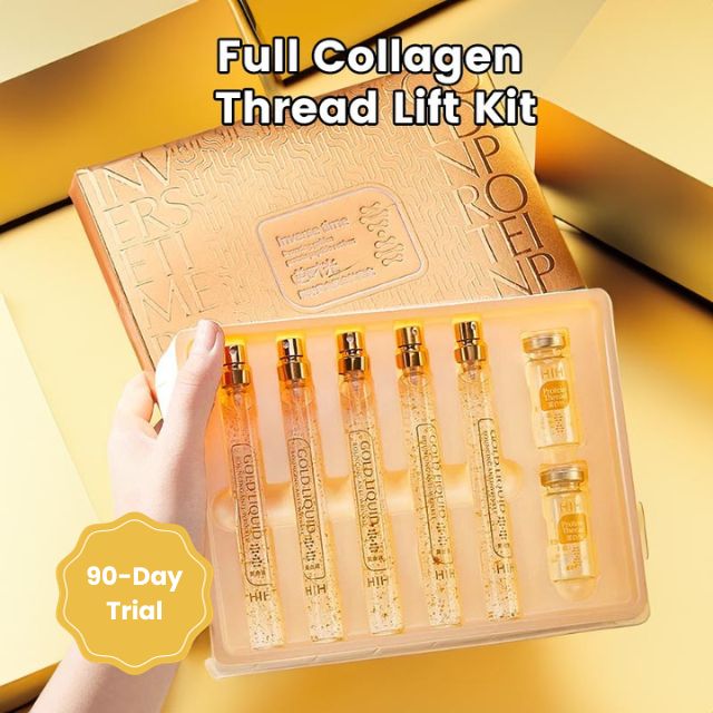 PureLift Kollagen-Fadenlifting-Kit | Wirksam gegen feine Linien, Falten und schlaffe Haut