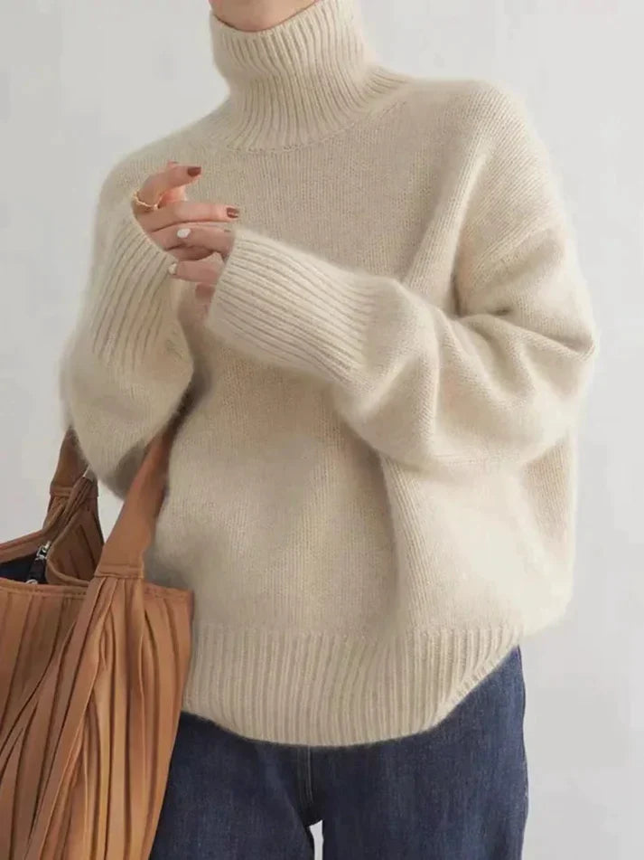 Marleina – Luxuriöser Kaschmir-Rollkragenpullover