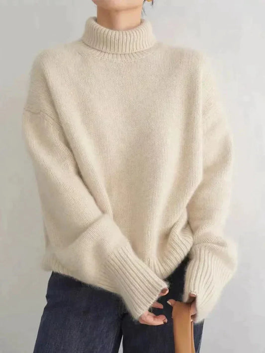 Marleina – Luxuriöser Kaschmir-Rollkragenpullover