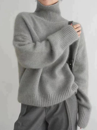 Marleina – Luxuriöser Kaschmir-Rollkragenpullover