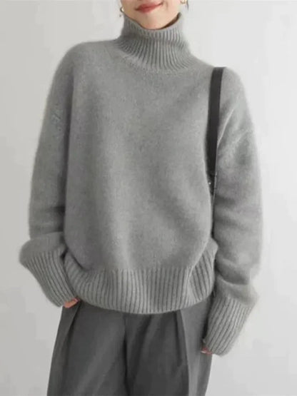 Marleina – Luxuriöser Kaschmir-Rollkragenpullover