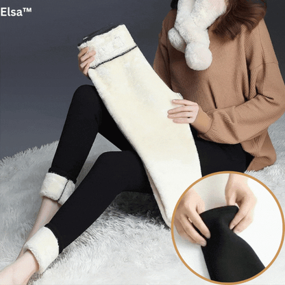 Ayla – Doppellagige, warme Leggings für stilvollen Winterkomfort
