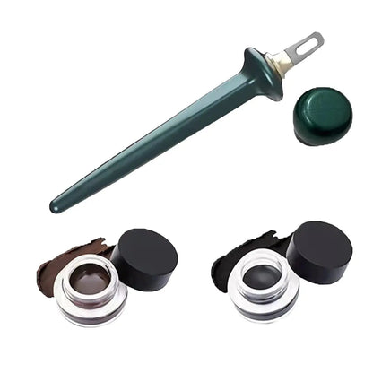 Glamora – Ergonomisches Eyeliner-Set Mit Wasserfestem Gel-Pomade Für Makelloses Augen-Make-up