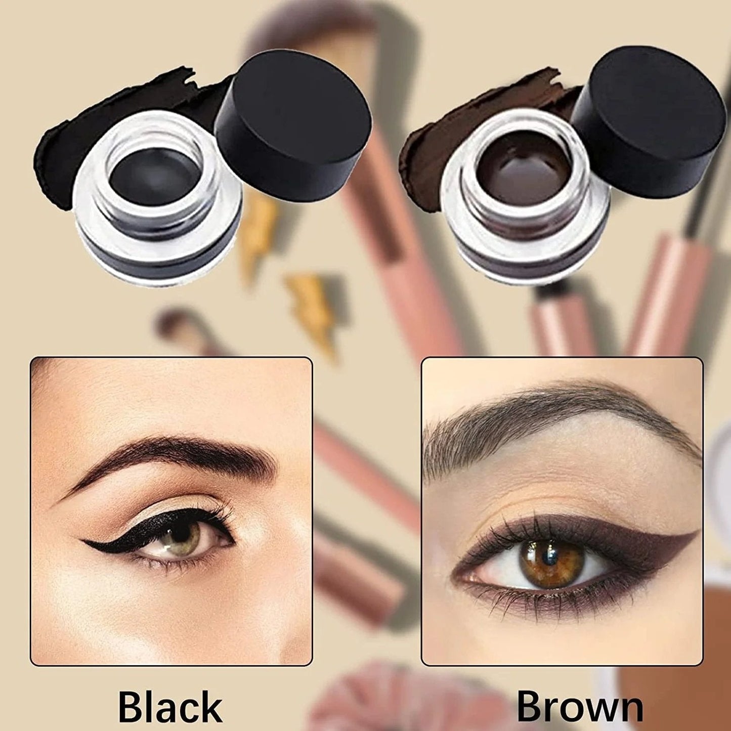 LumiCurve - Kräftiger, Wischfester Eyeliner den ganzen Tag lang