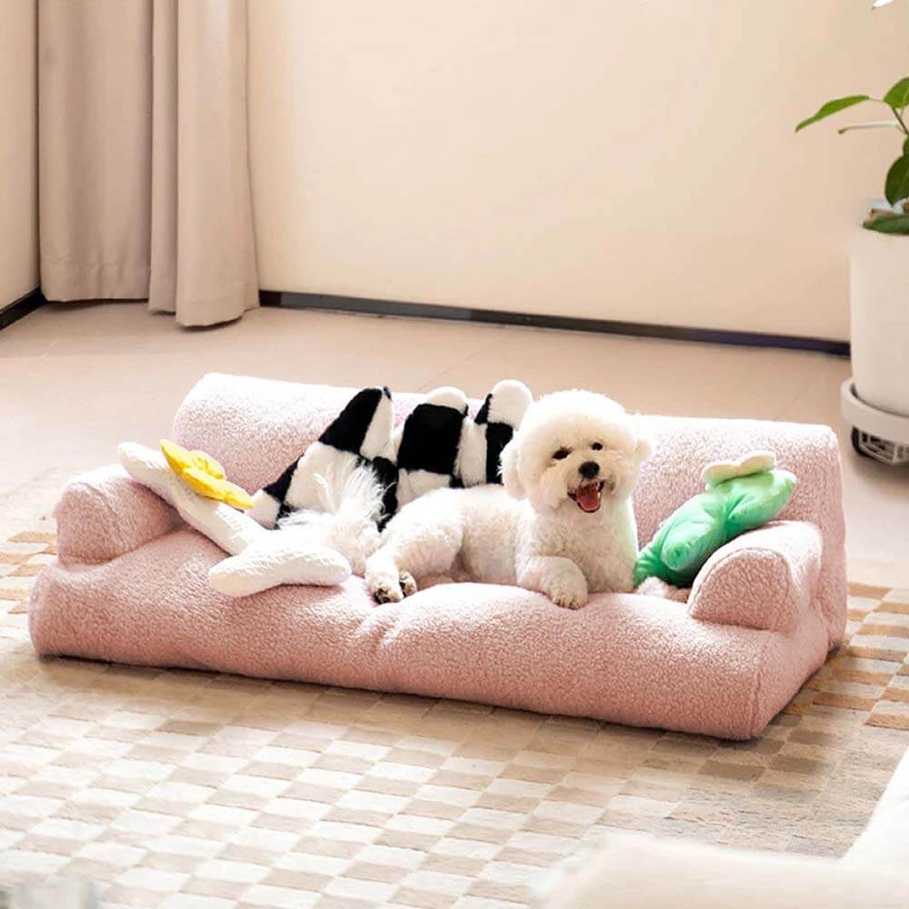 Snoozle – Haustier-Ecke im Retro-Stil mit Plüschkissen und gemütlichem Komfort