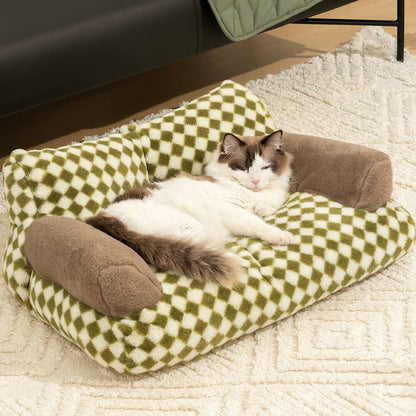 Snoozle – Haustier-Ecke im Retro-Stil mit Plüschkissen und gemütlichem Komfort