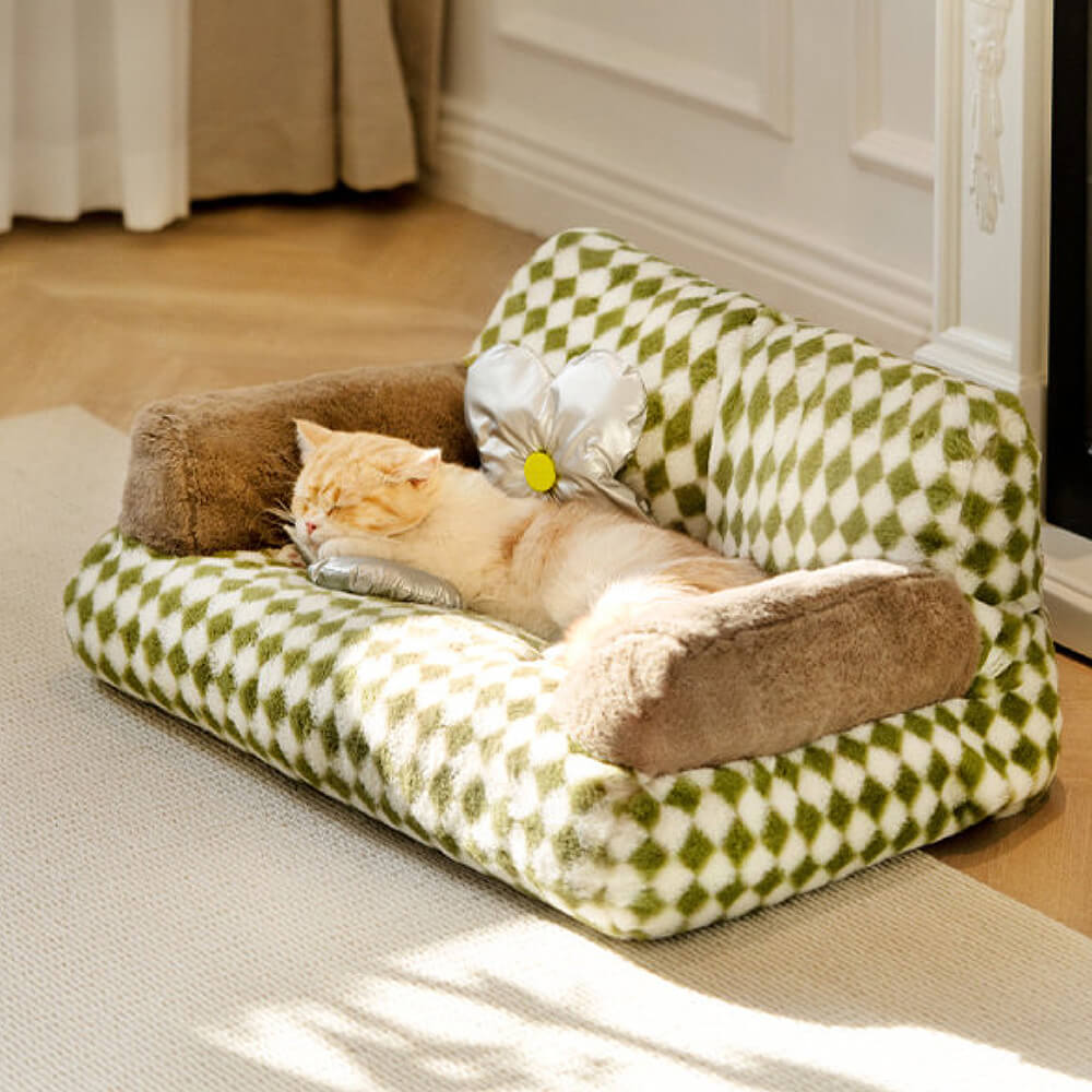 Snoozle – Haustier-Ecke im Retro-Stil mit Plüschkissen und gemütlichem Komfort
