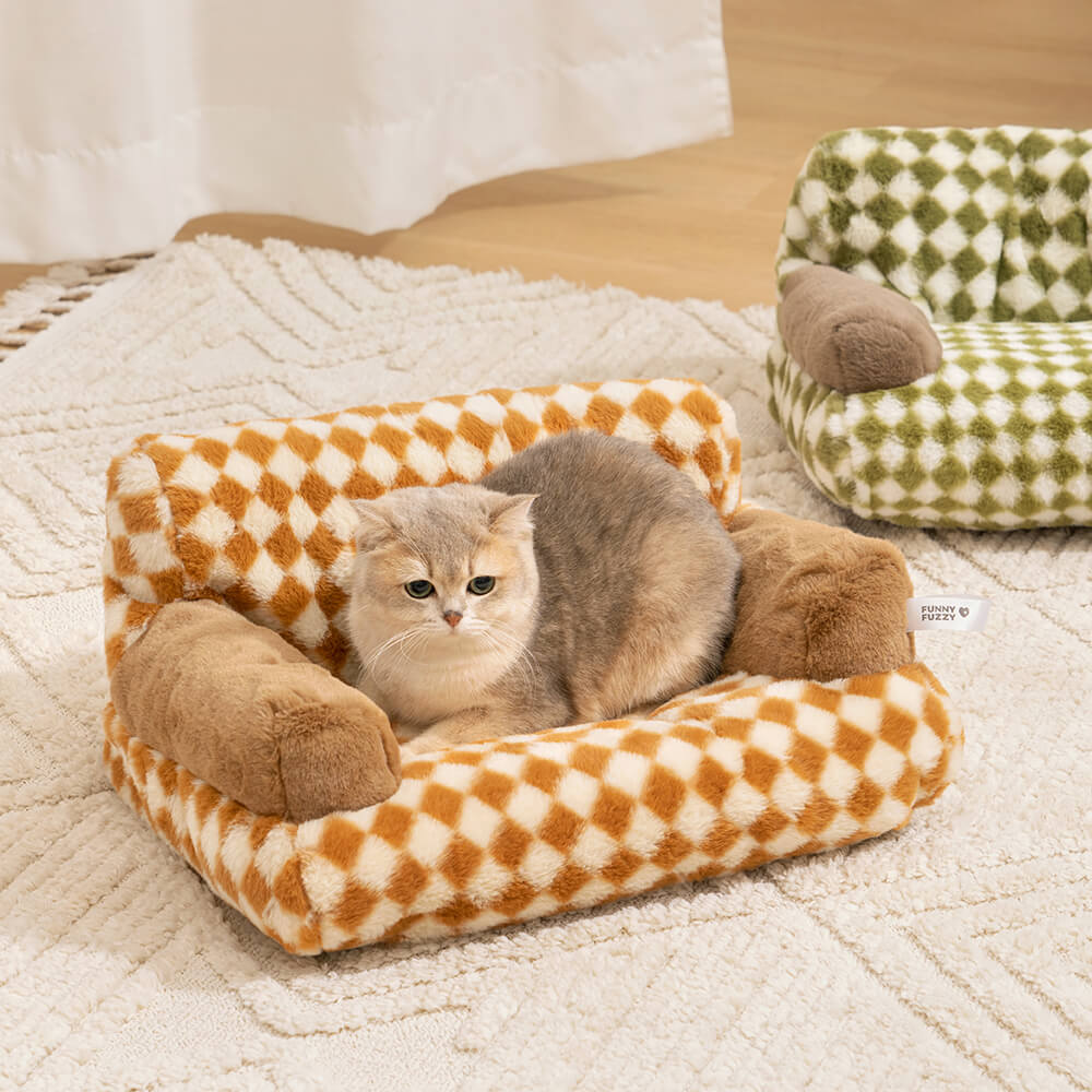 Snoozle – Haustier-Ecke im Retro-Stil mit Plüschkissen und gemütlichem Komfort