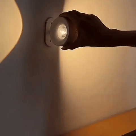 GlowEase – LED-Magnetwandlicht mit zwei Leuchtenköpfen und Fernbedienung