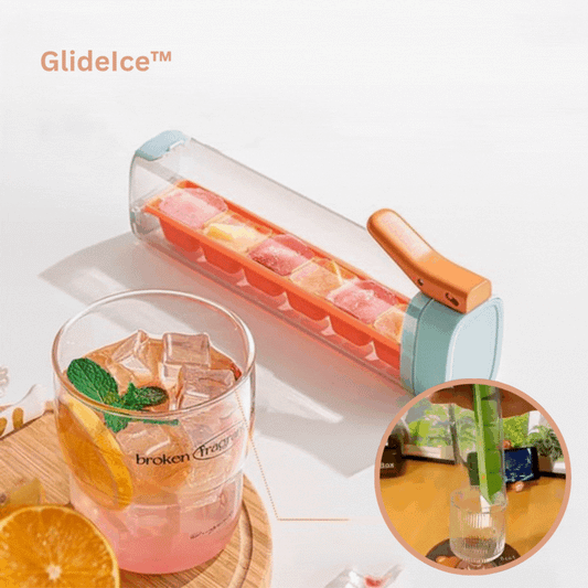 GlideIce – Leicht zu lösende Eiswürfelschale für müheloses Kühlen
