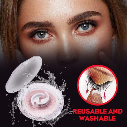 Amelia – Wiederverwendbare Selbstklebende Künstliche Wimpern mit Waschbarem Design | 1+1 Gratis