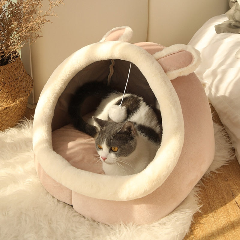 SnuggleNest – Weiches und stilvolles Katzenbett, das jedes Haustier liebt