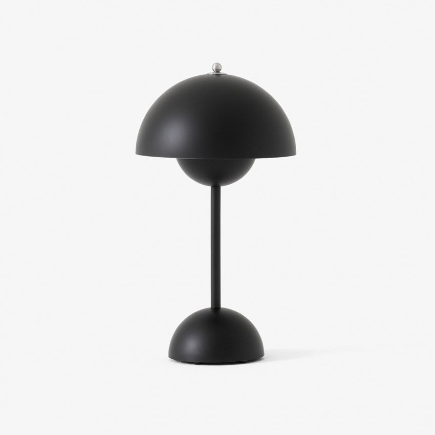 Curaçao – Wiederaufladbare Retro-Tischlampe mit farbenfrohem, minimalistischem Design